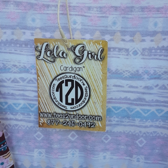 NWT light colorful kimono size 2xl - Picture 3 of 7